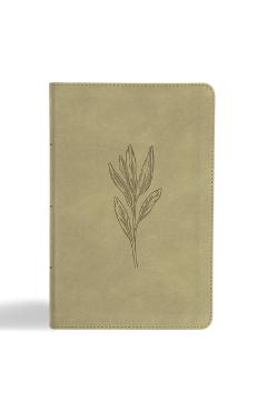 Coperta cărții 'KJV Thinline Bible, Sage Suedesoft Leathertouch -'