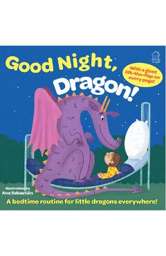 Coperta cărții 'Sleep Tight, Dragon! (Lift the Flap) -'