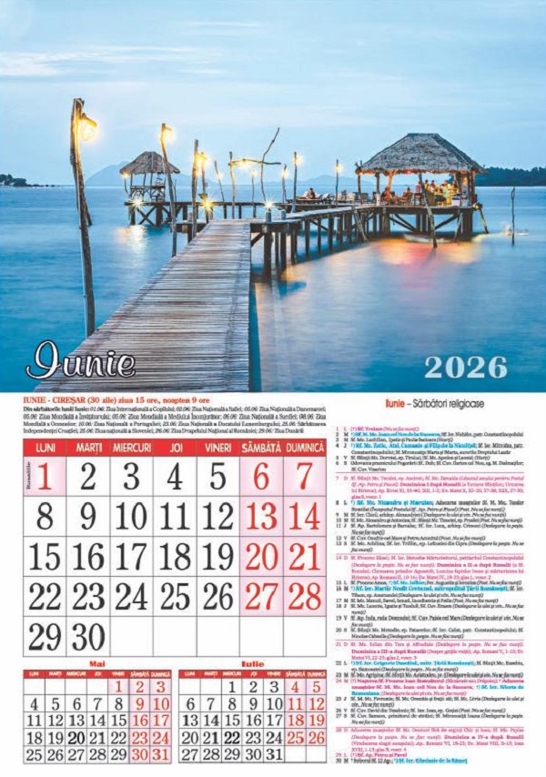 Calendar 2026: Peisaje