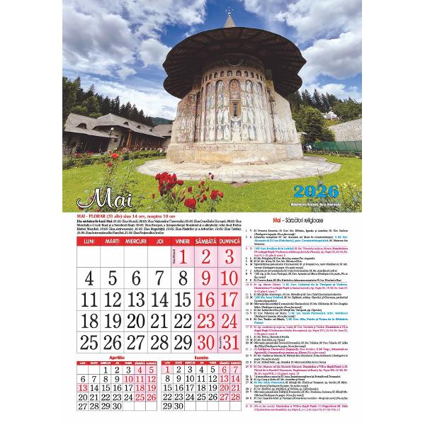 Calendar 2026: Romania