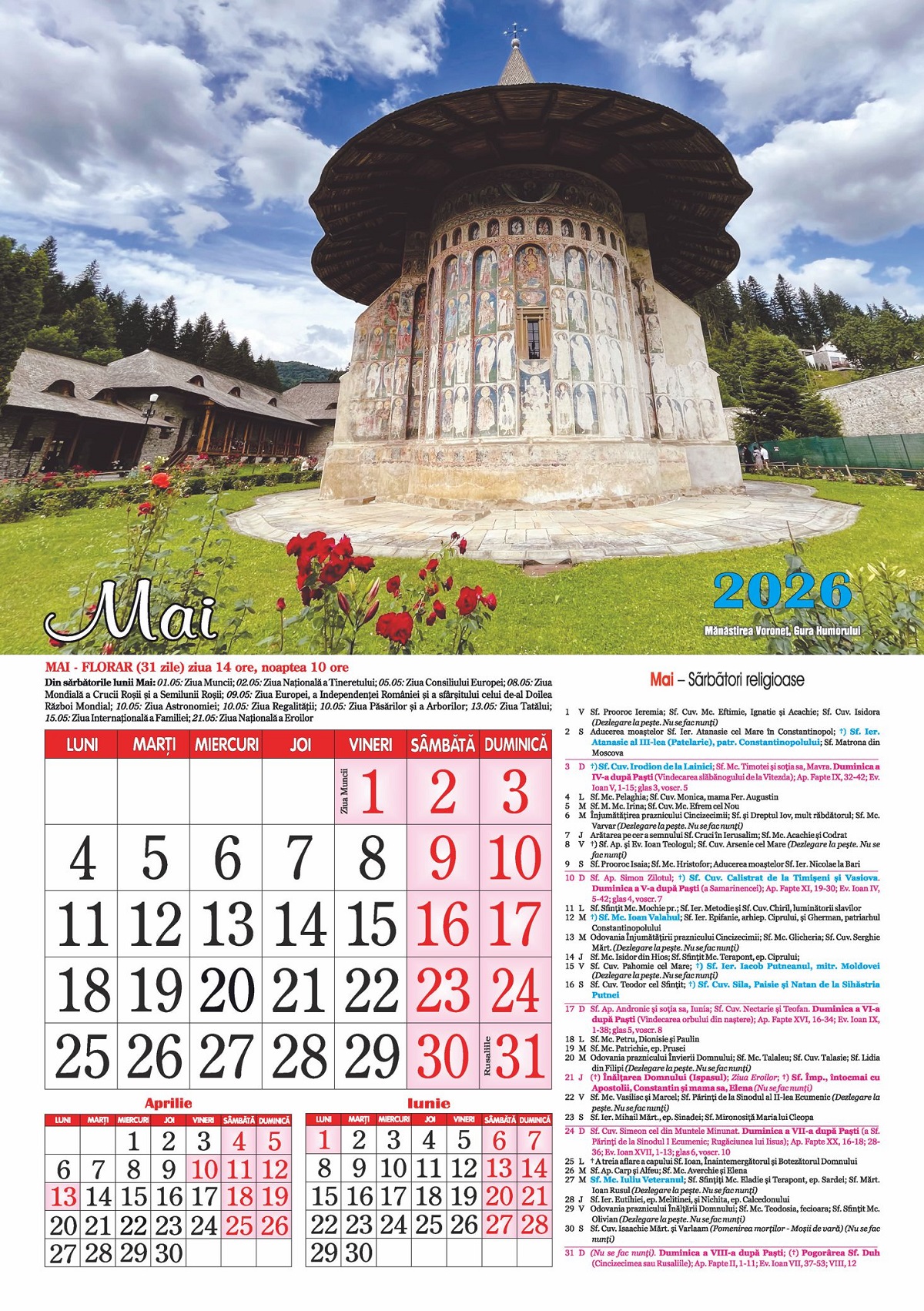 Imaginea produsului 'Calendar 2026: Romania'