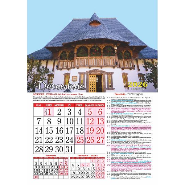 Calendar 2026: Romania