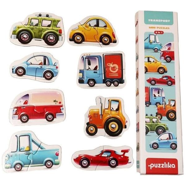 Set puzzle 8in1: Masinute