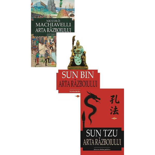 Pachet 3 carti: Arta razboiului - Sun Tzu, Sun Bin, Niccolo Machiavelli
