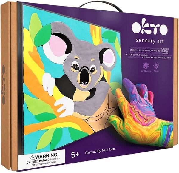 Set de colorat cu lut: Koala