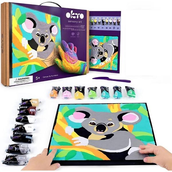Set de colorat cu lut: Koala