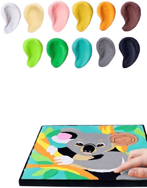 Set de colorat cu lut: Koala