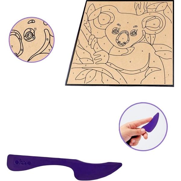 Set de colorat cu lut: Koala