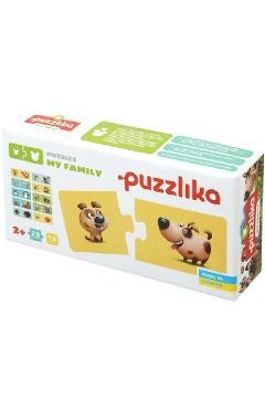 Poza produsului Set puzzle 3 in 1: Familia potrivita. My Family