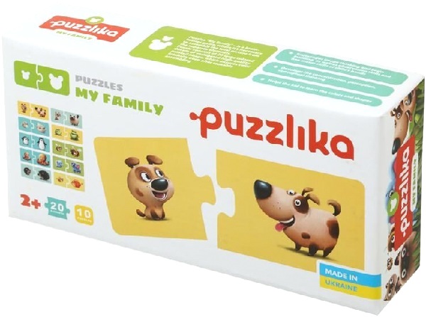 Set puzzle 3 in 1: Familia potrivita. My Family