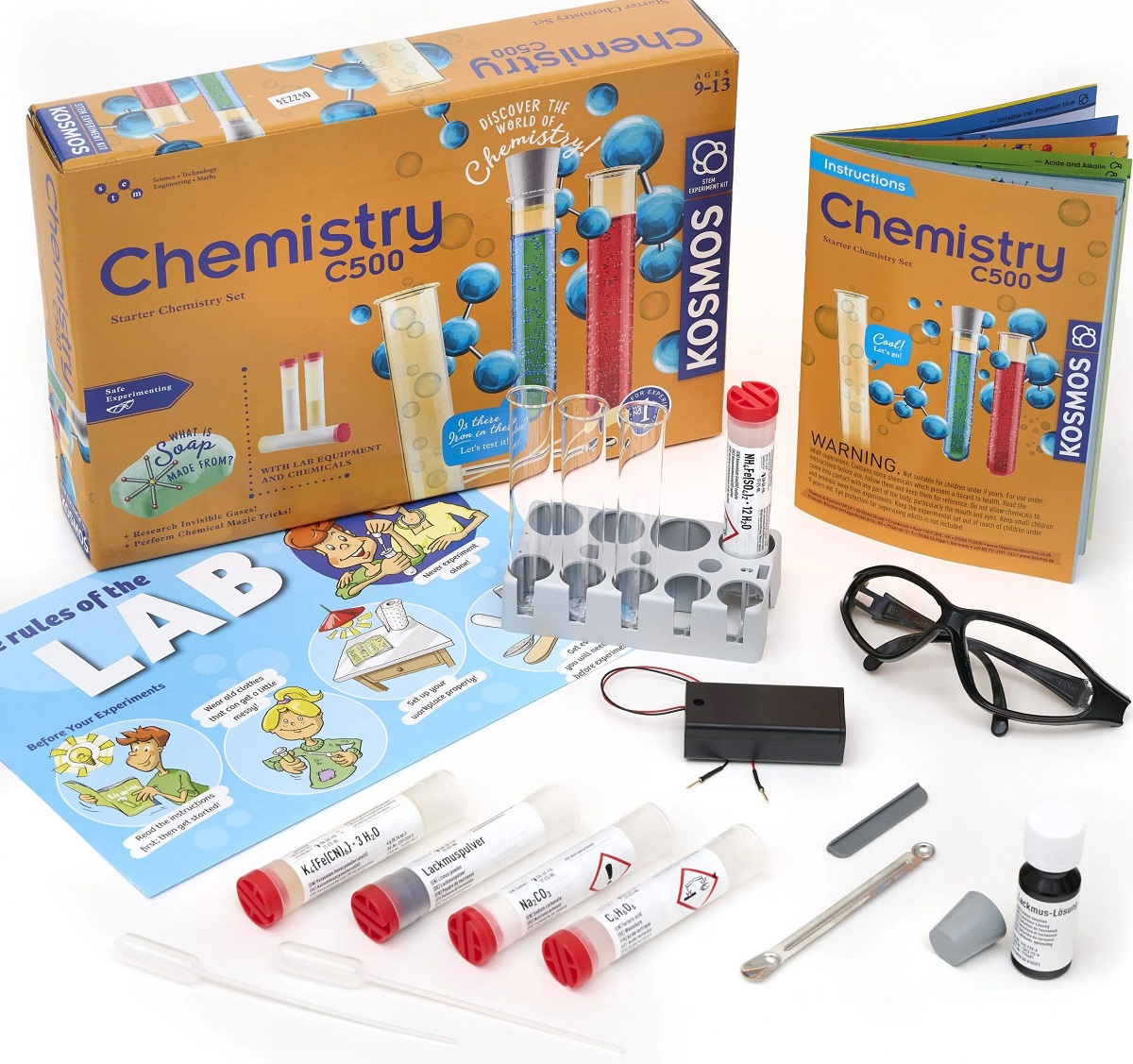 Kit STEM: Experimente chimice. Chemistry C500