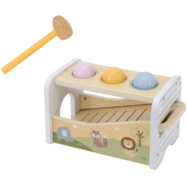 Masa de lucru si xilofon. Pounding Bench and Xylophone