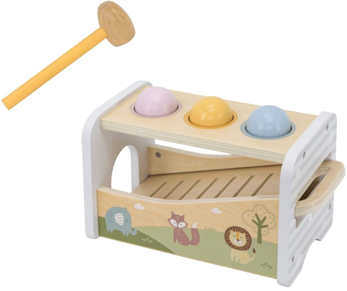 Masa de lucru si xilofon. Pounding Bench and Xylophone