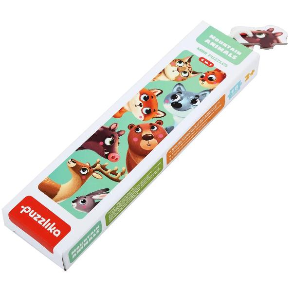 Set puzzle 8in1: Animalute de la munte