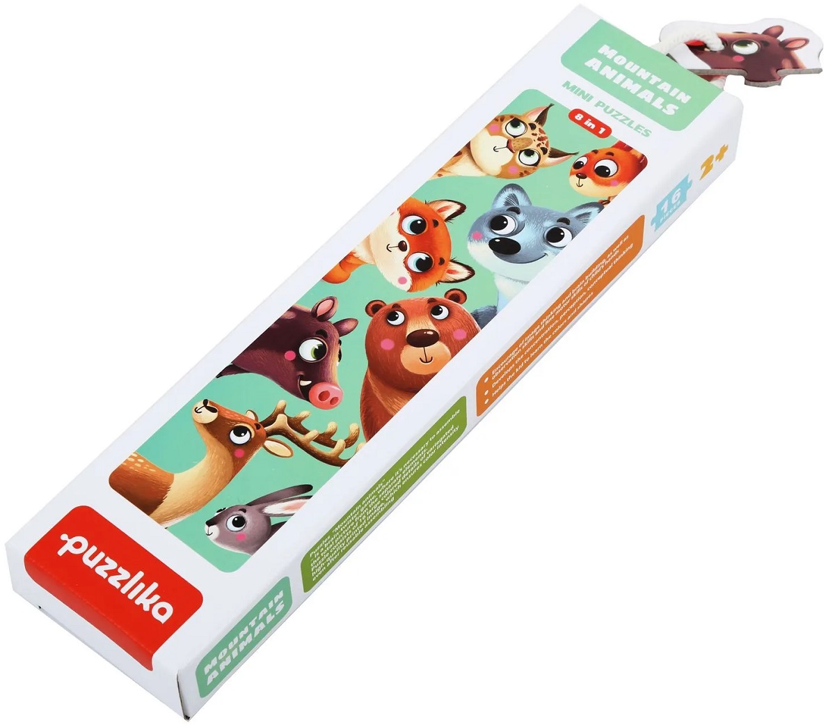 Set puzzle 8in1: Animalute de la munte