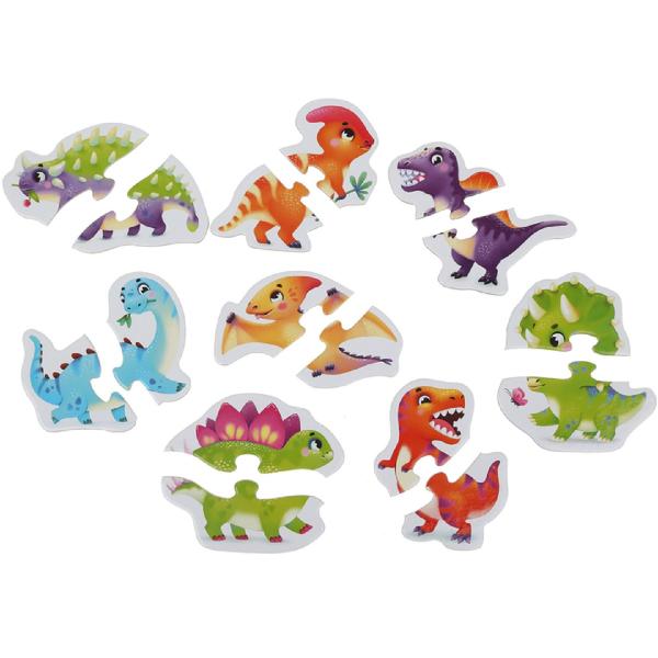 Set puzzle 8in1: Dinozauri