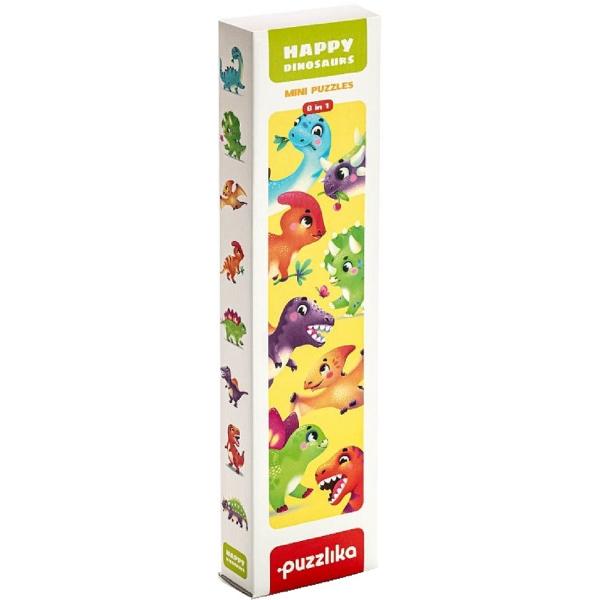 Set puzzle 8in1: Dinozauri