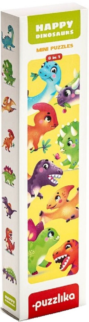 Set puzzle 8in1: Dinozauri