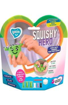 Poza produsului Set Air Clay pentru modelaj: Cactusita. Squishy Hero