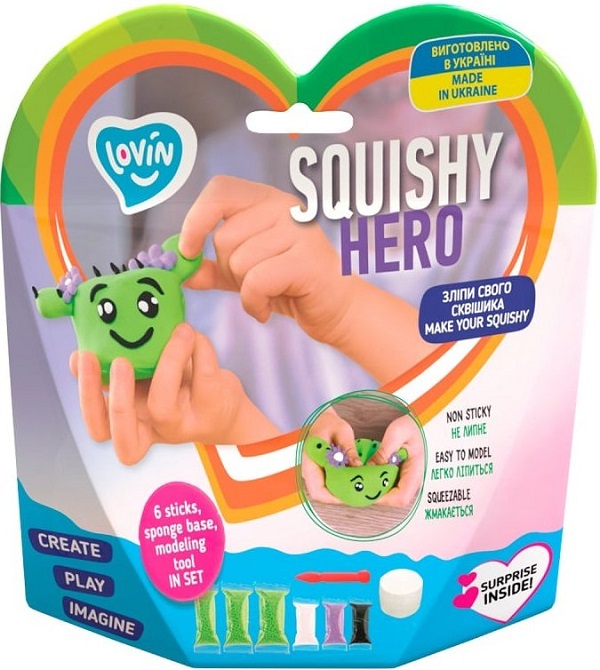 Set Air Clay pentru modelaj: Cactusita. Squishy Hero