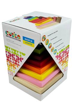 Poza produsului Jucarie din lemn: Piramida culorilor