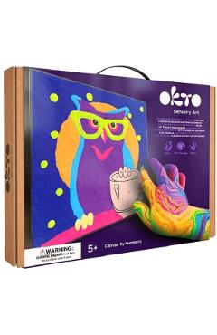 Imaginea produsului 'Set de colorat cu lut: Bufnița'