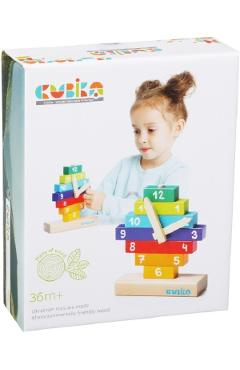 Poza produsului Jucarie din lemn: Sa invatam ceasul