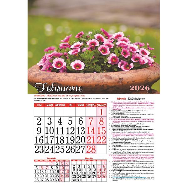 Calendar 2026: Flori