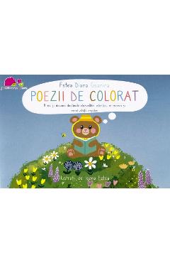 Poza produsului Poezii de colorat. Rime si desene destinate dezvoltarii atentiei, memoriei si creativitatii copiilor - Fetea Diana Geanina