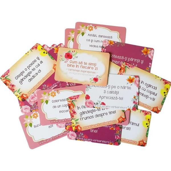 Cum sa te simti bine in fiecare zi? Cartonase inspirationale