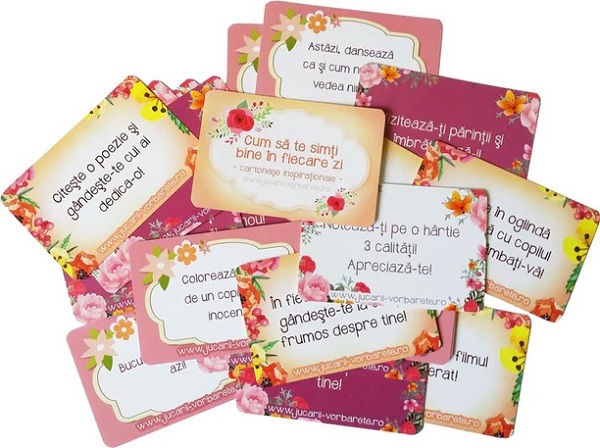 Cum sa te simti bine in fiecare zi? Cartonase inspirationale