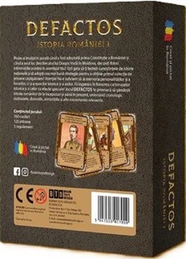 Joc de societate: Defactos. Istoria Romaniei I