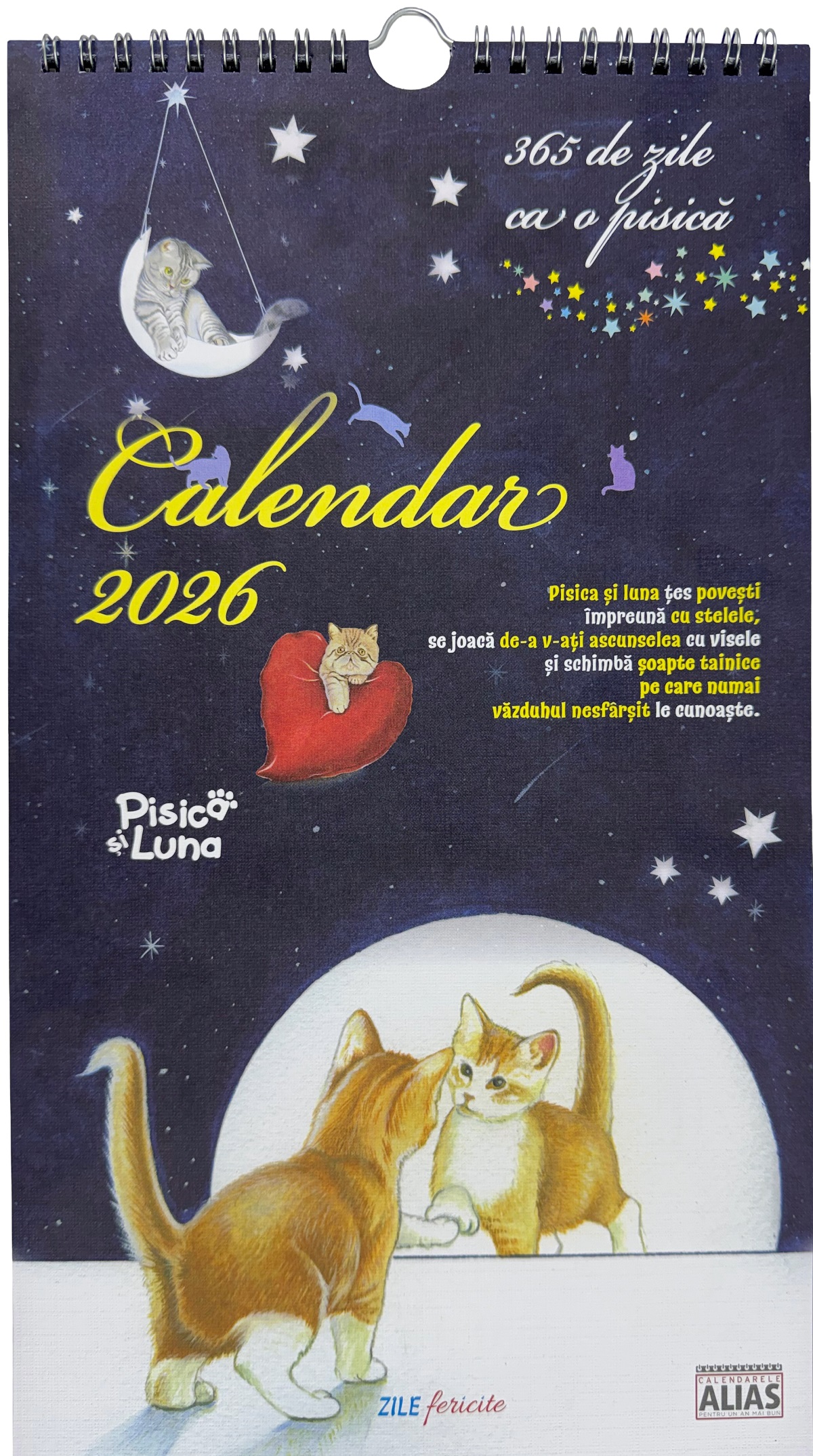 Calendar 2026: Pisica si Luna