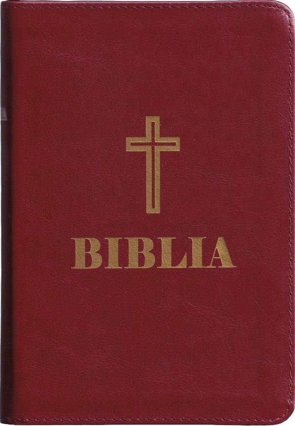 Biblia cu fermoar grena Ed.2023