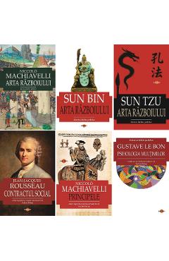 Poza produsului Pachet 6 carti: Istoria ideilor politice - Niccolo Machiavelli, Sun Bin, Sun Tzu, Jean-Jacques Rou, Gustave Le Bonsseau