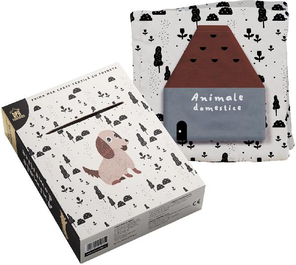 Animale domestice. Prima mea carte textila cu fosnete