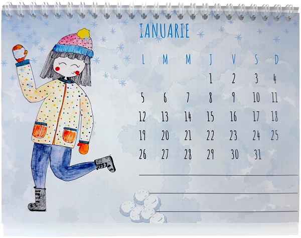 Calendar de birou 2026: O Margica