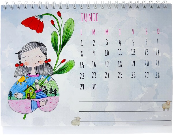 Calendar de birou 2026: O Margica