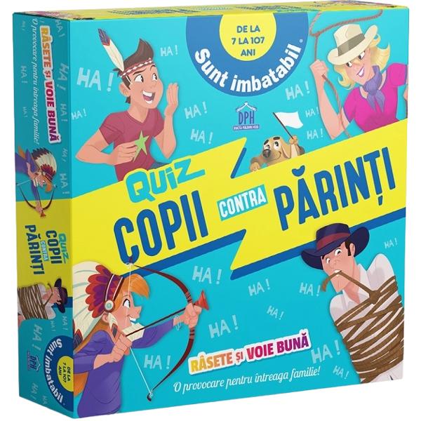 Joc de societate: Quiz copii contra parinti. Sunt imbatabil