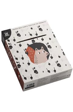 Coperta cărții 'Animale din pădure. Prima mea carte textilă cu foșnete'