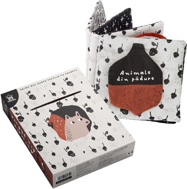 Animale din padure. Prima mea carte textila cu fosnete