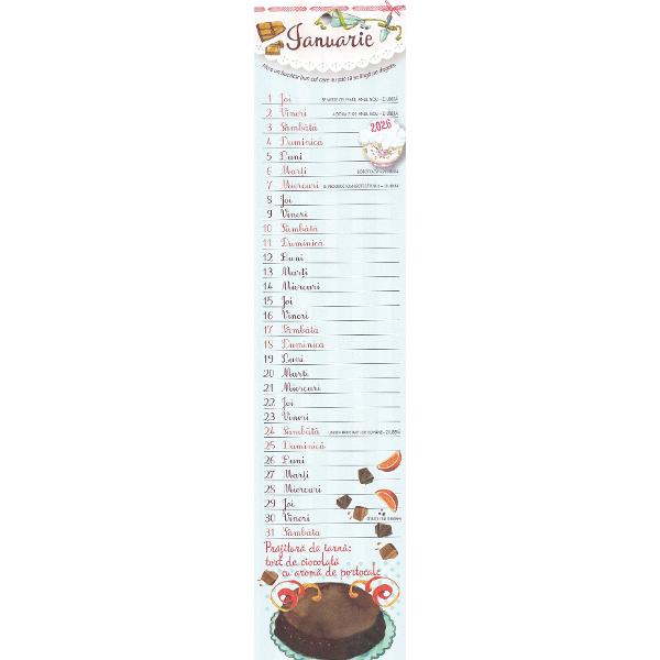 Calendar 2026: Prajituri