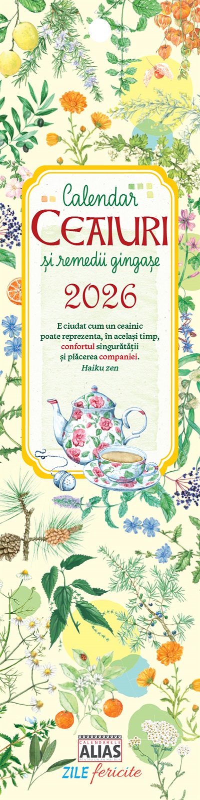 Calendar 2026: Ceaiuri si remedii gingase