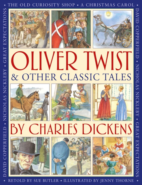 Coperta cărții 'Oliver Twist & Other Classic Tales by Charles Dickens -'