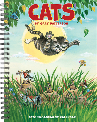 Cats by Gary Patterson 2026 6.5 X 8.5 Engagement Calendar - Gary Patterson