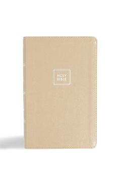 Coperta cărții 'KJV Single-Column Personal Size Bible, Gold Leathertouch -'