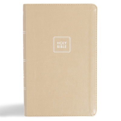 KJV Single-Column Personal Size Bible, Gold Leathertouch -