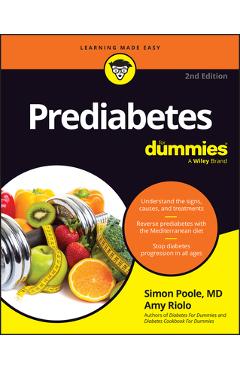 Coperta cărții 'Prediabetes for Dummies - Simon Poole'