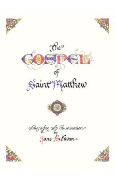 Coperta cărții 'The Illuminated Gospel of Matthew -'
