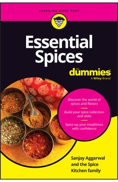 Coperta cărții 'Essential Spices for Dummies - Sanjay Aggarwal'